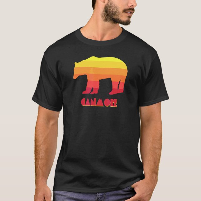 T-shirt Canmore Alberta Bear (Devant)
