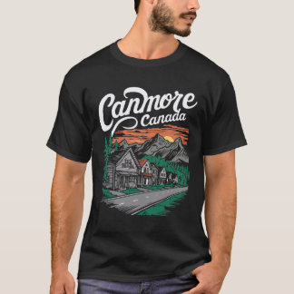 T-shirt Canmore Canada. Vacances