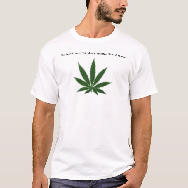 T-shirt cannabis-leaf_trans (Devant)