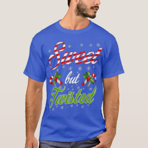 T-shirt Canne à bonbons doux mais torsadée Noël 1745