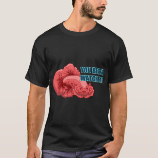 T-shirt Canne à pêche courte drôle pour la pêche sur glace