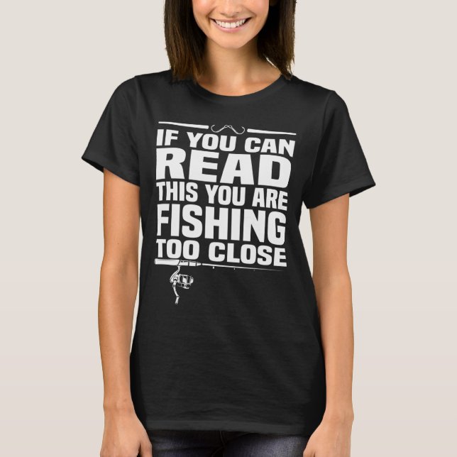 T-shirt Canne à pêche de pêcheur de loisirs (Devant)