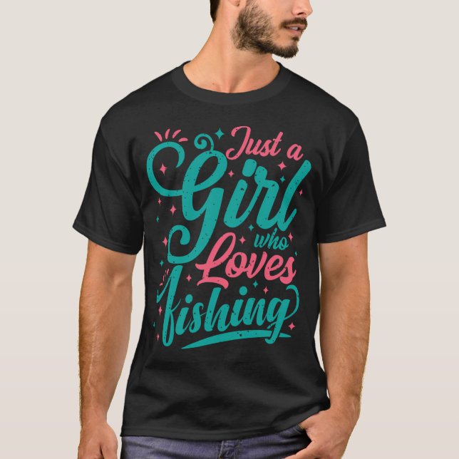 T-shirt Canne à pêche et accessoires (Devant)