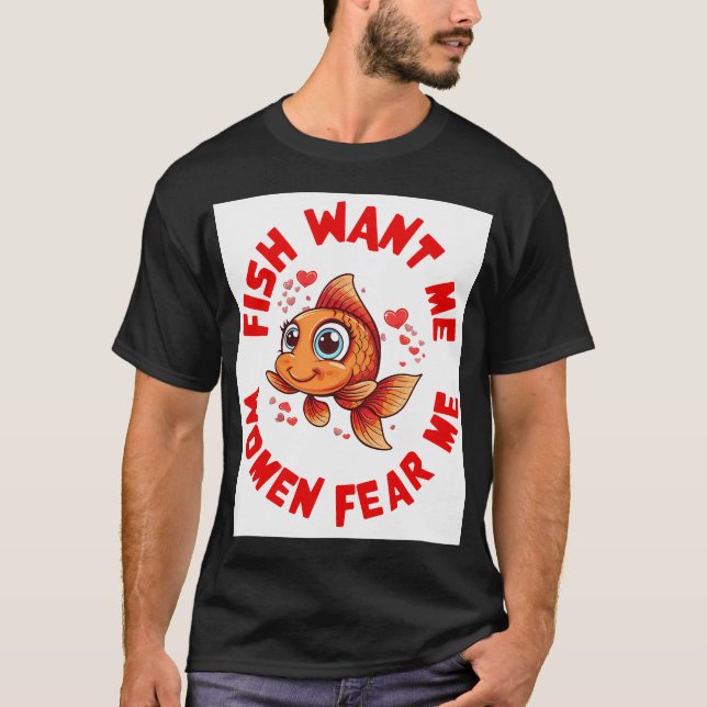 T-shirt Canne à pêche Frog Fisher (Devant)