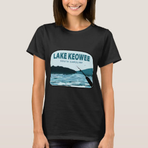 T-shirt Canne à pêche Lake Keowee Caroline du Sud
