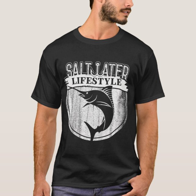 T-shirt Canne à pêche pêche ours (Devant)