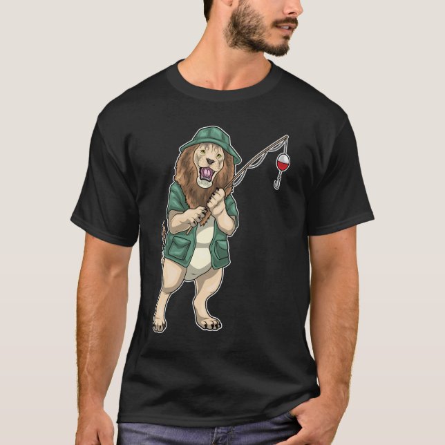 T-shirt Canne à pêche Pêcheur Pêche (Devant)
