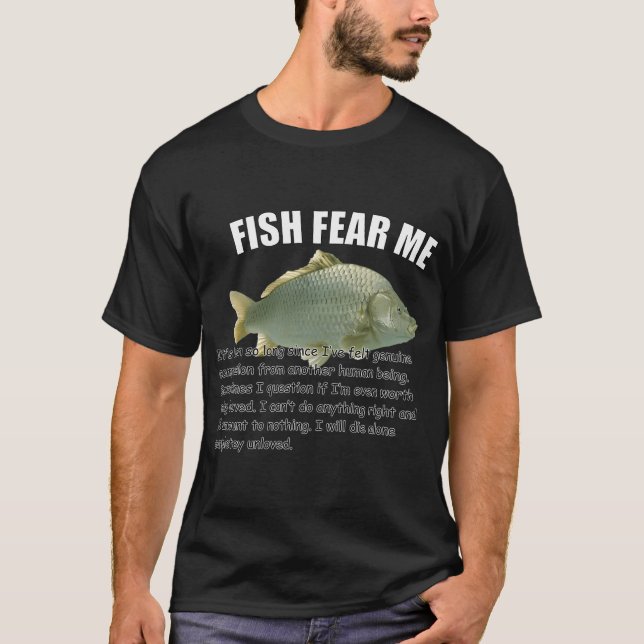 T-shirt Canne à pêche Penguin Fisher (Devant)