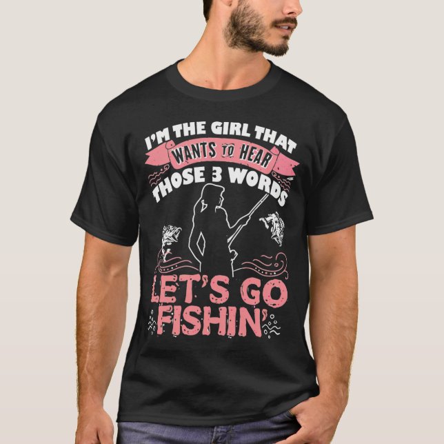 T-shirt Canne à pêche pour la pêche au canard (Devant)