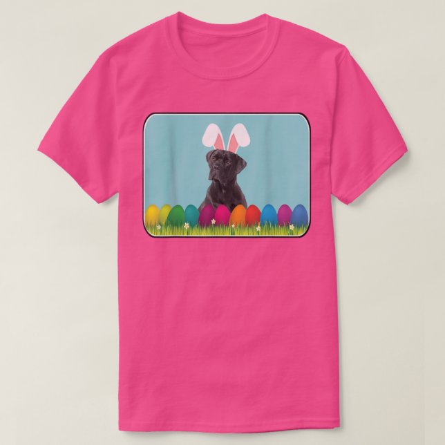T-shirt Canne Corso w Bunny Ears  (Design devant)