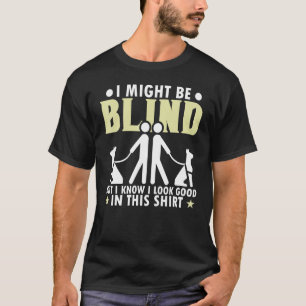 T-shirt Canne de Blindité Canne de Marche Aveugle Braille