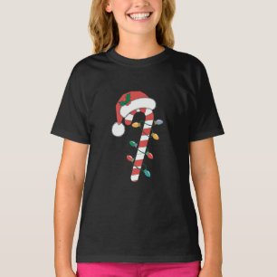 T-shirt Canne de bonbon de Noël Santa Xmas Enfants
