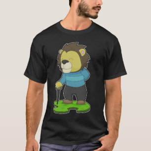 T-shirt Canne de marche pour lion retraité