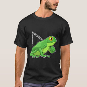 T-shirt Canne de pêche de la grenouille