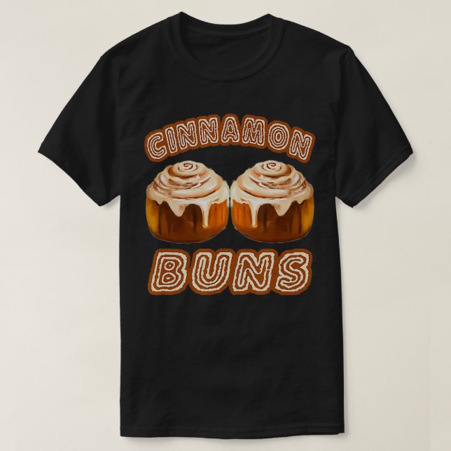 T-shirt Cannelle Buns avec Cinnamon Roll bbq lover  (Design devant)