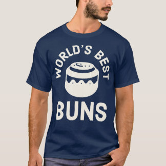 T-shirt Cannelle Roll Pâtisserie Chef Monde meilleurs Buns