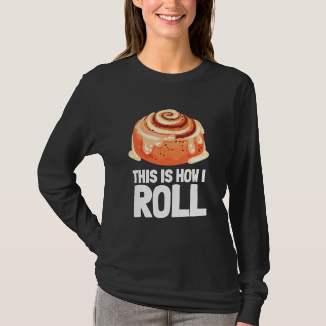 T-shirt Cannelle Rouleau Et Cannelle Buns 1 (Devant)
