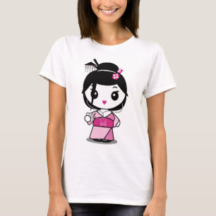 T-shirt Cannelures de geisha