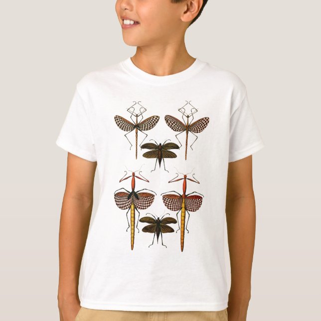 T-shirt Cannes, sauterelles et libellules (Devant)