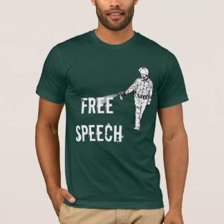 T-shirt Cannette de fil de spray au poivre de liberté de