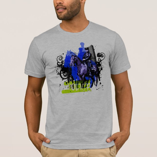T-shirt Cannette de fil sur le cheval (Devant)