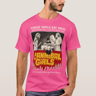 T-shirt Cannibal Girls Retro les années 70 film d'horreur