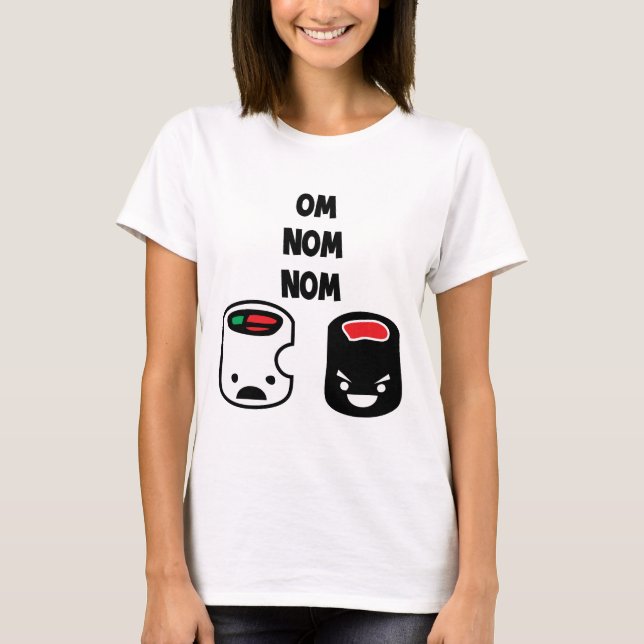 T-shirt Cannibale de sushi (Devant)