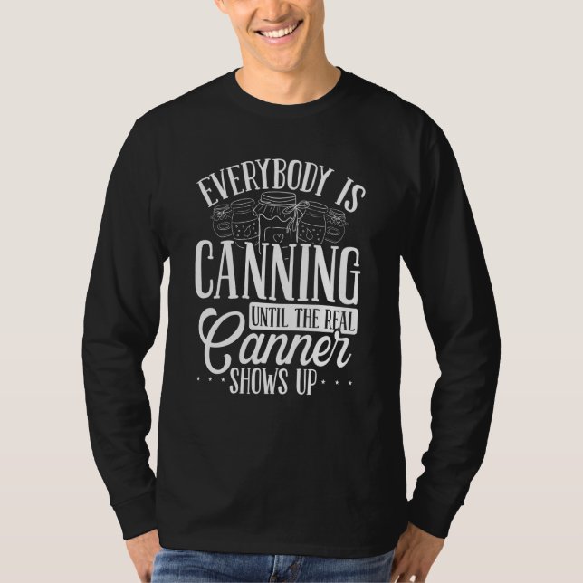 T-shirt Canning Season Shelf Homegrown Food Homesteading C (Devant)
