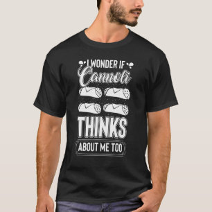 T-shirt Cannoli recettes de pâtisserie italienne Gâteau It