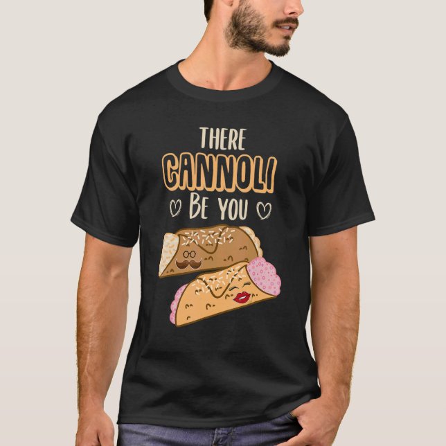 T-shirt Cannoli Siciliani There Cannoli Be You Sicile (Devant)