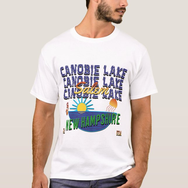 T-shirt Canobie Lake, New Hampshire (Devant)