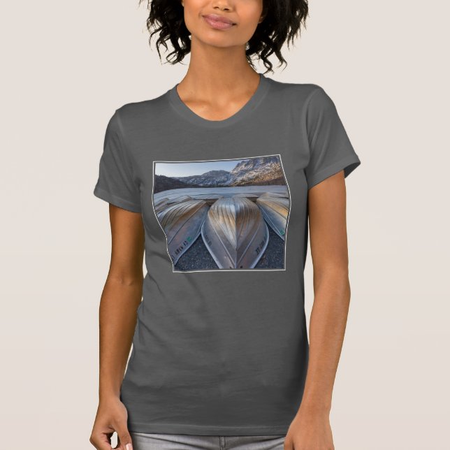 T-shirt Canoë au lac (Devant)