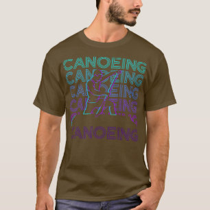T-shirt Canoë Canoë Canoë Canoë Retro Cadeau