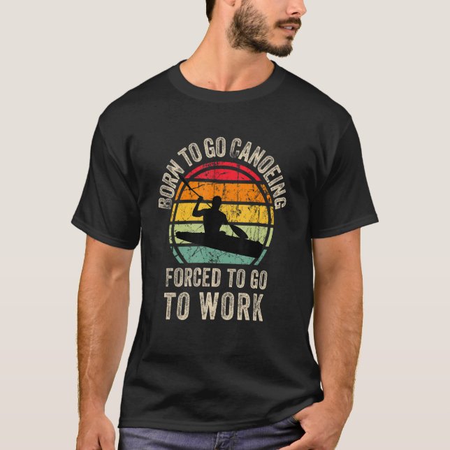 T-shirt Canoë cool Kayak Graphic Canoë paddle M (Devant)