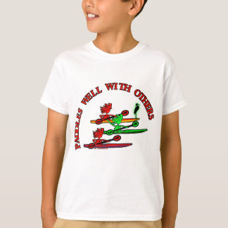 T-shirt Canoë de kayak - palettes bien avec d'autres