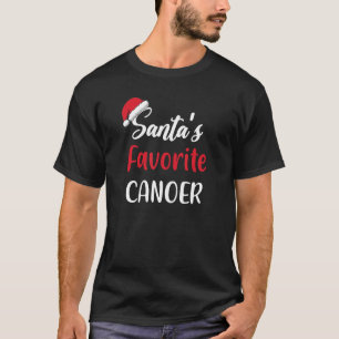 T-shirt Canoë de Noël favori Santas