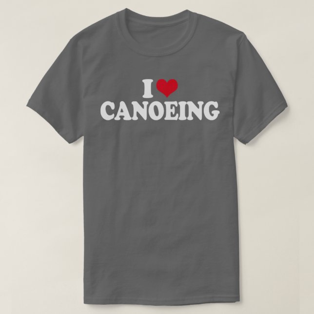 T-shirt Canoë I Love Canoë (Design devant)