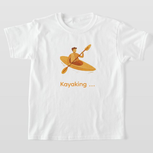 T-shirt Canoë-kayak (Poser)