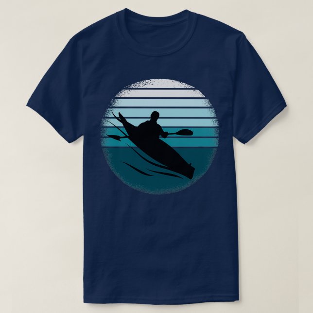 T-shirt Canoë Kayak Canoë Kayak Rafting eau (Design devant)
