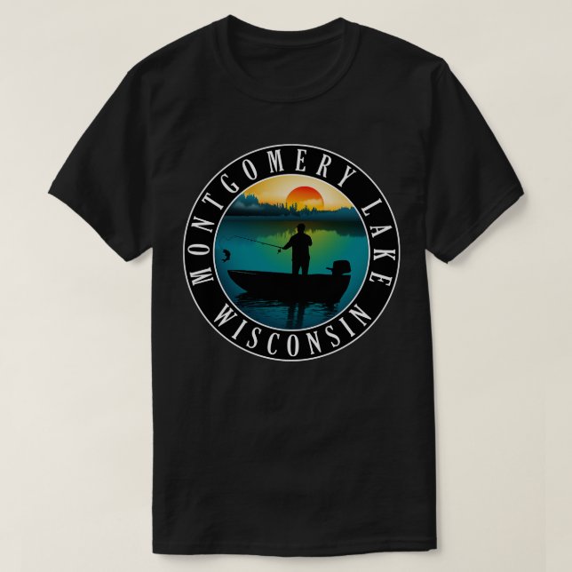 T-shirt Canoë-kayak du lac Montgomery (Design devant)