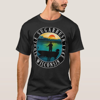 T-shirt Canoë-kayak du Wisconsin