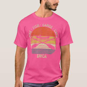 T-shirt Canoë vintage Bwca Randonnée Extérieure Poisson Ca