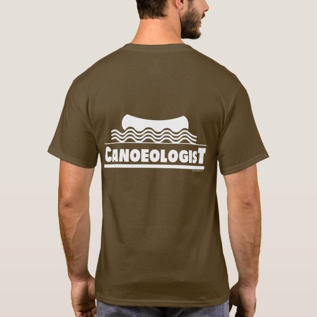 T-shirt Canoéologue de Canoë-kayak de mer (Dos)