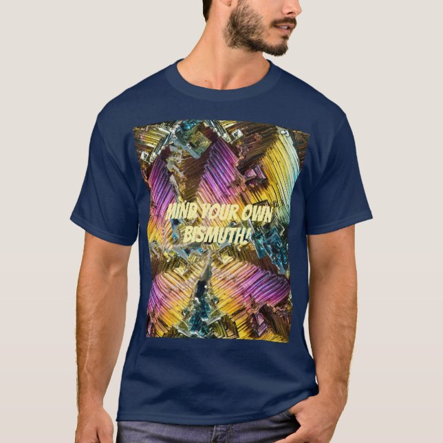 T-shirt Canon à l'image de cristaux de bismuth (Devant)