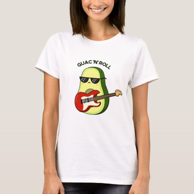 T-shirt Canon Avocado Drôle Guac Et Roll (Devant)