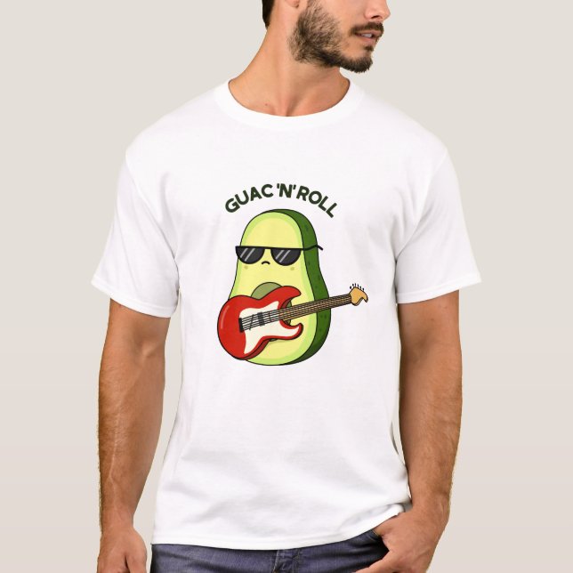 T-shirt Canon Avocado Drôle Guac Et Roll (Devant)