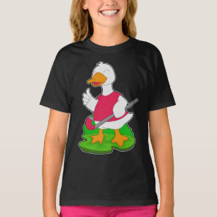T-shirt Canon de hockey canard