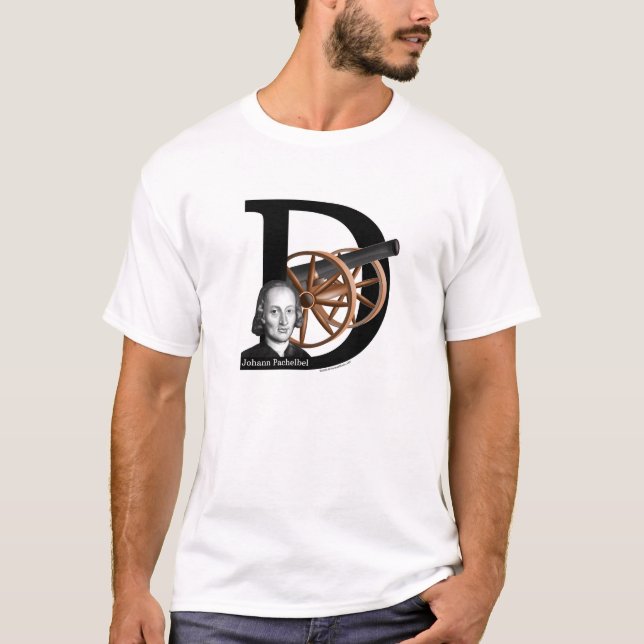 T-shirt Canon de Pachelbel en D (Devant)