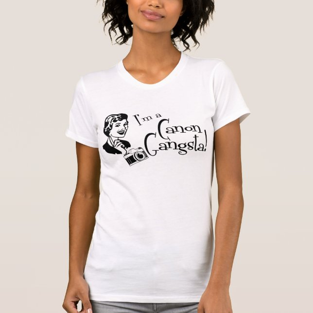T-shirt Canon Gangsta (Devant)