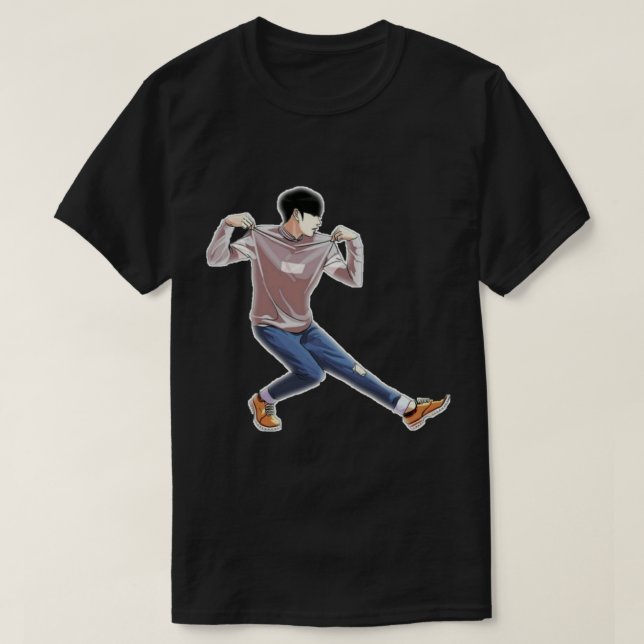 T-shirt Canon Web Lookism Gun (Design devant)